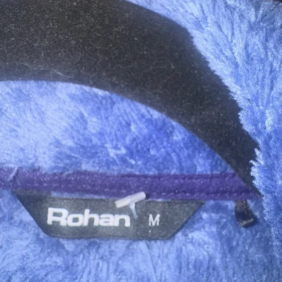 Rohan Pack Pocket Polartec Fleece Jacket Womenâs Medium Blue Full Zip Outdoor - Picture 3 of 6